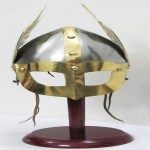 Keskaegne mask Viking Helmet Replica Armour Warrior kiiver puidust aluse ja voodriga