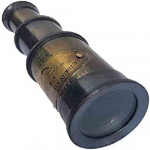 Nautical k&auml;sit&ouml;&ouml;na valmistatud antiikmessingist 15,24 cm viktoriaanlik meremessingist teleskoop Nautical