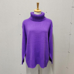 Naiste Oversize kampsun, vintage kaelusega sviiter, naiste talvine paks soe kootud kampsun, pehme naistele One Size lilla