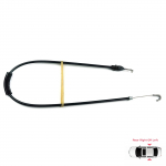 BDP197 siseukse vabastusluku riiv Bowdeni kaabel tagumine parem v&otilde;i vasak 1 U4839099B jaoks Skoda Octavia MK1. Kaabli pikkus: 610 mm