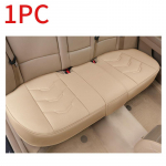 Universaalsed &uuml;liluksuslikud autoistmekatted t&auml;iskomplekt, must uuendatud automaatsed istmepadjad auto esiistmekatted ja tagaistmekatted 1pcs rear cover beež