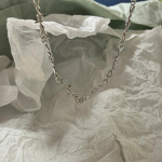 Kristallopaali ripatsiga vedelmetallist kaelakee naistele rangluu kett Geomeetriline ebaregulaarne vintage Choker Y2K ehtetarvikud