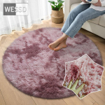 Armas Rainbow Plush vaip, &uuml;mmargune t&uuml;drukute toale Armas pehme karvase juuksevaip magamistoale lastetoale M&auml;ngumatt Roomamismatt Libisemiskindel Diameter 140cm