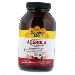Acerola, C-vitamiini kompleks, Acerola, Country Life 90 tab Berry (36124044) 90tab Berry