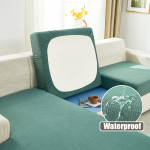 Tugev veekindel diivanipadja kate M&ouml;&ouml;blikaitse elutoa jaoks Elastne eemaldatav tugitooli kate L-kujuline diivanikate Normal Size (S)-1pc must