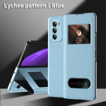 &Auml;riline p&otilde;rutuskindel kokkupandav nahast &uuml;mbris Samsung Galaxy Z Fold4 Fold 4 Fold2 Fold3 5g Fold 3 2 Kriimustusvastase Funda Case jaoks for Samsung Z Fold 2 must