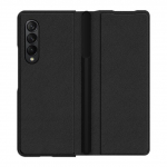 Capa Samsung Galaxy Z Fold 4 &uuml;mbrise klapiga nahkkaanega koos eemaldatava pliiatsipesa hoidjaga Galaxy Z Fold4 5g k&uuml;lgmise pliiatsipesa &uuml;mbrisega Only Case No Pen must