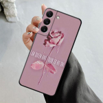 Telefoni&uuml;mbris Samsung Galaxy S23 S22 S21 S20 Fe Ultra S10 S9 S8 Plus Note 20ultra 10plus kaanega Rose Gold Pink Queen Princess Samsung Note 10 Plus