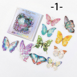 h&auml;rra. Paber 6 Stiilis Loominguline meduusist sulg PET-kleebis Ilus lill Liblikas K&auml;sikonto Dekoratiivne Kirjatarvete Kleebis MYY Letter from Butterfly