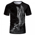 Meeste T-s&auml;rk Spirit Anime 3D Fluorescent Angel Print T-s&auml;rk Unisex-Adult Hipster 3D T-s&auml;rgid Street Hip Hop Suurem&otilde;&otilde;duline T-s&auml;rk 5XL