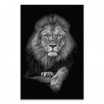 Aafrika loomade seinakunst L&otilde;vi elevant hirv sebra l&otilde;uendi maalimine plakatid ja v&auml;ljatr&uuml;kid seinapildid elutoa sisekujunduseks 21*30cm