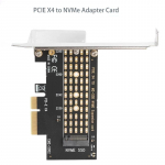 Pci-e 3.0 X1 X4 to M.2 Nvme M v&otilde;tmepesa konverteri adapter madala profiiliga klambriga Samsung Pm961, 960evo, Sm961, Pm951 M2 Ssd jaoks PCIe NVMe X4 Card