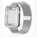 Korpus+rihm iWatchi rihma jaoks 40mm 44mm 38mm 42mm kaetud &uuml;mbris + metallist rihm roostevabast terasest k&auml;ev&otilde;ru iWatch 6 5 4 3 2 se 38mm series 3 2 1 h&otilde;be