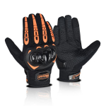 Mootorrattakindad naistele ja meestele, Mootorratta puuteekraaniga suvine Dirt Bike Full Finger Kindad Maanteev&otilde;idus&otilde;it Jalgrattas&otilde;it Ronimine Motokross M oranž