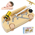 10 tk laste puidust Montessori kruvikeeraja lauakomplekt, t&otilde;elised t&ouml;&ouml;riistad lastele, p&otilde;hioskusi &otilde;petav sensoorset &otilde;ppimist &otilde;petav m&auml;nguasi lastele, eelkooliealistele lastele 18x9x4cm