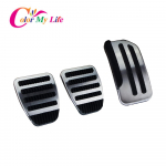 Auto pedaalipadjad Nissan Juke Leaf 2011 - 2018 roostevabast terasest auto pedaalide kaitsekate AT MT AT 2Pcs