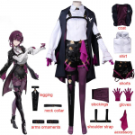 Kafka Cosplay m&auml;ng Honkai: Star Rail Cosplay naiste Honkai Kafka Cosplay kost&uuml;&uuml;m Parukas Suures suuruses XS-3XL XXXL