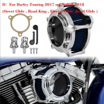 Mootorratta kroomi &otilde;hufiltri &otilde;hupuhastuskomplekt CNC sisselaskes&uuml;steem Harley Touring Sportster XL 48 72 883 1200 Dyna Softail jaoks B Air Filters