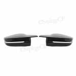 2pcs modified LHD Carbon Fiber Pattern Mirror cover caps for BMW 3 Series G20 G21 G28 320d 330e 330i 340i - M4 style left hand drive