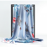 Kvaliteetsed luksuslikud siidist sallid peapael Sallid kaelasall naistele kett siidist sall naiste dekoratiivne sall 90*90cm