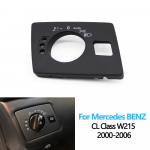 Eesmise armatuurlaua esitulede l&uuml;liti katte trimm Mercedes Benz W215 CL klass CL500 CL55 CL600 2000 2001 2002 2003 2004 2005 W215 Black