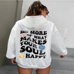 Tehke rohkem seda, mis teeb teid hinge &otilde;nnelikuks Puuvillane kapuuts, &uuml;lisuur pehme spordiriided Harajuku kampsunid, individuaalne naiste pullover S valge