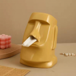 Loominguline keraamika kangakarp elutuba diivanilaud majapidamispaberist kast Isiksus Moai kivist kodukaunistus kaunistused