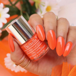 K&uuml;&uuml;nelakk, L&auml;ikiv, Kreemjas viimistlus, Aprikoosikreem-Tolmune oranž, Kreemjas, 8 ml 0.08