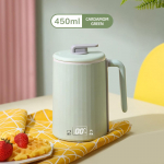 Mini roostevabast terasest elektrik&uuml;ttega veetass Multifunktsionaalne tervisetass Mittenakkuva tassiga majapidamises kasutatav elektriline veekeetja 【1】no sieve kollane