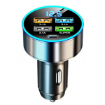 Autolaadija 150w 4 Usb Type C Pd Kiirlaadimine Iphone 14 Pro Max 13 12 11 Mini Xs Huawei Xiaomi Oppo Oneplus mobiiltelefoni jaoks 5 Port Car Charger