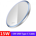 30 W juhtmevaba laadija alus iPhone 14 13 12 11 Xs Xr 8 Samsung S22 S21 C-t&uuml;&uuml;pi induktsioon-kiirlaadimisjaama telefonilaadijatele 15W valge