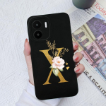 Xiaomi Redmi A1+ A2+ Plus 10C 12C 11A 9A 8A Pro &uuml;mbrise tagakaas Matt P&otilde;rutuskindel pehme silikoon kandiline telefonikotid Lilled Kirjad Redmi kaitseraua jaoks Redmi 9C