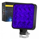 12 V veekindel LED t&ouml;&ouml;valgusti ruudukujuline kohtvalgusti 48 W t&ouml;&ouml;tule esituli maasturi veoauto maastikul &ouml;&ouml;s&otilde;iduvalgusti 6pcs sinine