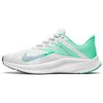 Nike Quest 3, valged rohelised helendavad naiste tossud, tume-suitsu-hall l&otilde;pmatu-lilla CD0232-111 35.5