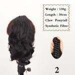 LISI HAIR s&uuml;nteetiline l&uuml;hikese lainega k&uuml;&uuml;nisklamber hobusesaba juustesse hobusesaba pikendus 12 tolli blond poni saba naistele igap&auml;evane pidu 30cm