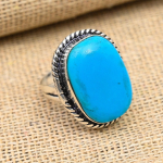 Uinuv Kaunitar T&uuml;rkiis V&auml;&auml;riskivi K&auml;sitsi valmistatud 925 Sterlingh&otilde;be H&auml;mmastav Ehtes&otilde;rmus 4 sinine