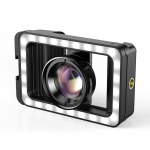 V&auml;lise mobiiltelefoni objektiivi t&auml;itevalgusti 4K putukate ehete pildistamise makrofotograafia t&auml;itevalgusti komplekt must