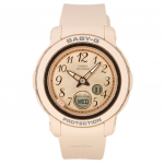 Casio Baby-G analoog digitaalne vaigust rihm roosa kullast sihverplaadiga kvarts BGA-290SA-4A 100M naiste k&auml;ekell roosa kuldne v&auml;rv