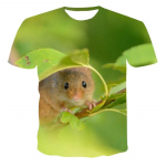Naljakad merisea T-s&auml;rgid Hamster Armsad Loomad 3D Prinditud T&auml;navar&otilde;ivad Mehed Naised Mood Suured T-s&auml;rgid Lapsed T-s&auml;rgid Topid Riided 140