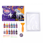 Marmoriv&auml;rvikomplekt 12 v&auml;rviga Perfect Water Art Paint Mate Ohutu ja hariv kunst ja k&auml;sit&ouml;&ouml; 18ml - 12 colors