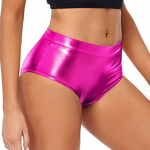 Naiste l&uuml;hikesed p&uuml;ksid Wetlook Hotpants metallist alusp&uuml;ksid l&auml;ikivad Stretch tantsup&uuml;ksid peodisko &ouml;&ouml;klubi kost&uuml;&uuml;m L