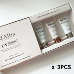 d'Alba Vegan Waterfull p&auml;ikesekaitsekreem 3-osaline mini reisikomplekt &ndash; 3 t&uuml;&uuml;pi: Essence, toonik, mahe, 5 ml (3 Valikud) 3PCS
