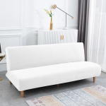 Uus Jacquard kangast k&auml;eta diivanvoodi kate Diivan Kokkupandav diivanvoodi katted Stretch Protector elastne pingi kate Futon L Size valge