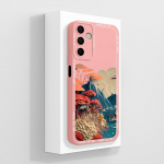 Telefoni&uuml;mbris Samsung Galaxy A15 A 15 4G 5G kate, luksuslik moodne disain matt must ruudukujuline kvaliteetne pehme vedel silikoonkest Samsungi kaitseraua jaoks Samsung A15