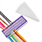 Tikkimisniidi korraldaja 50 asendiga, pistehoidja, sorteerimine lilla