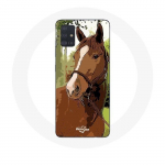 Samsung Galaxy A51 Case Quarter Horse Pruun hobuse t&otilde;ug