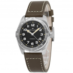 Hamilton Khaki Field Expeditioni nahast rihm must numbrilauaga automaatne H70225830 100M meeste k&auml;ekell