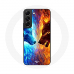 &Uuml;mbris Samsung Galaxy S22 j&auml;&auml;- ja tulehundi jaoks