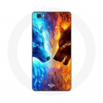 Huawei P8 Lite Ice and Fire Wolfi &uuml;mbris