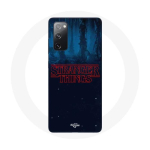&Uuml;mbris Samsung Galaxy S20 FE Stranger Thingsi logo Sinine taust 2. hooajast